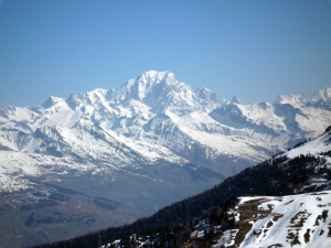 Francouzské Alpy - hora Mont Blanc